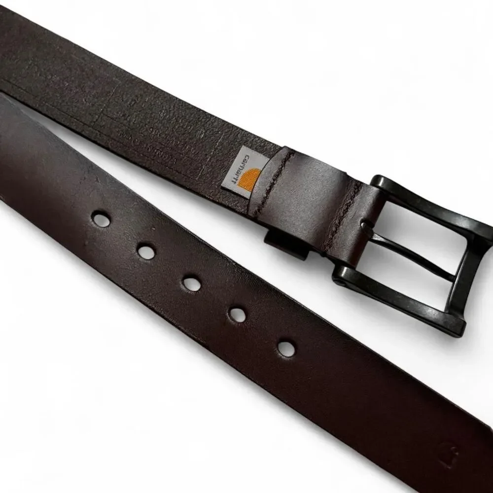 Carhartt brown leather belt size 38
